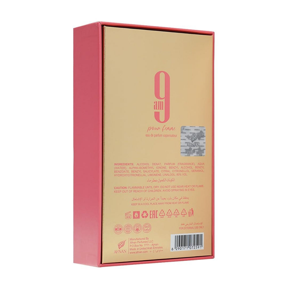 Afnan 9 AM Pour Femme Eau de Parfum 