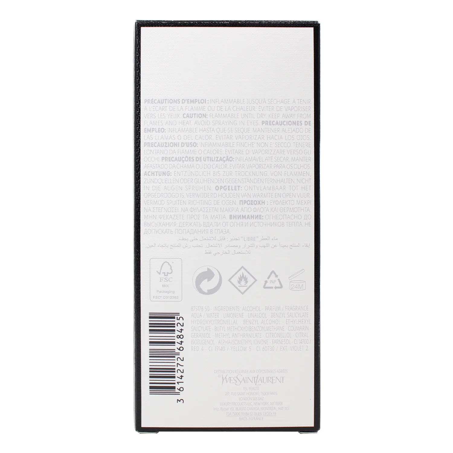 Back view of a smartphone with text and symbols on a white background