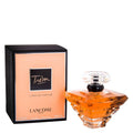 Lancome Tresor perfume bottle and packaging on a white background