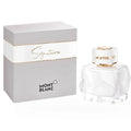 Montblanc perfume bottle and packaging on a white background
