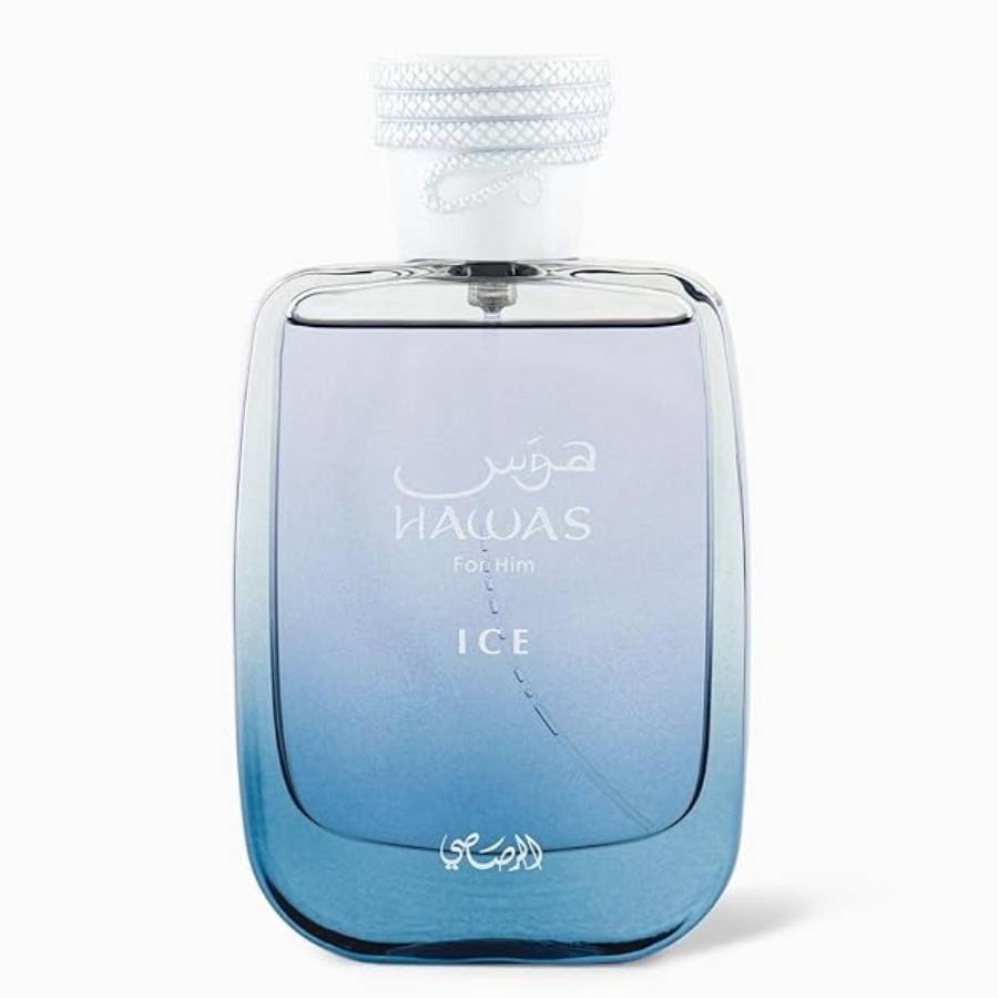 Rasasi Hawas Ice Eau de Parfum Spray for Men 3.38 oz 100ml